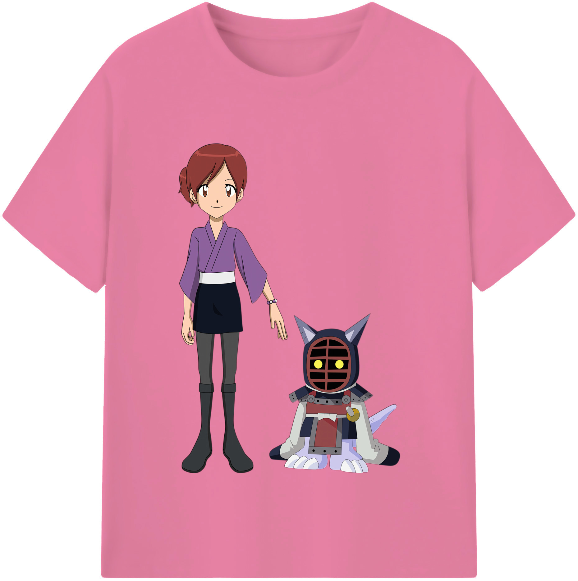 （画像用） Digimon デジタルモンスター/デジモン 綿100％半袖Tシャツ（フロントプリント）
